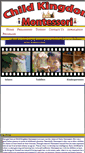 Mobile Screenshot of childkingdommontessori.com